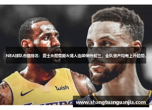 NBA球队市值排名：勇士&尼克斯&湖人连续保持前三，全队资产均有上升趋势。